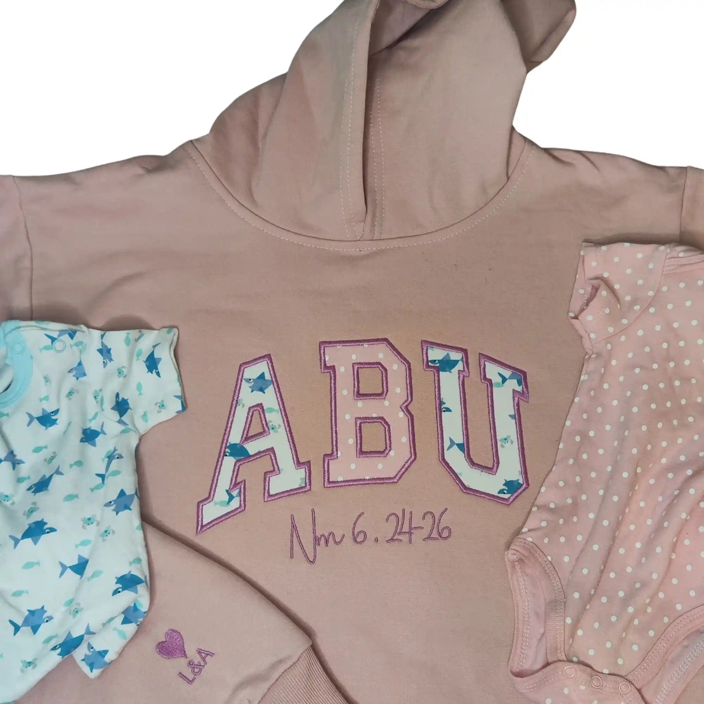 Polerón Canguro Bordado con la Ropita de tu Bebé