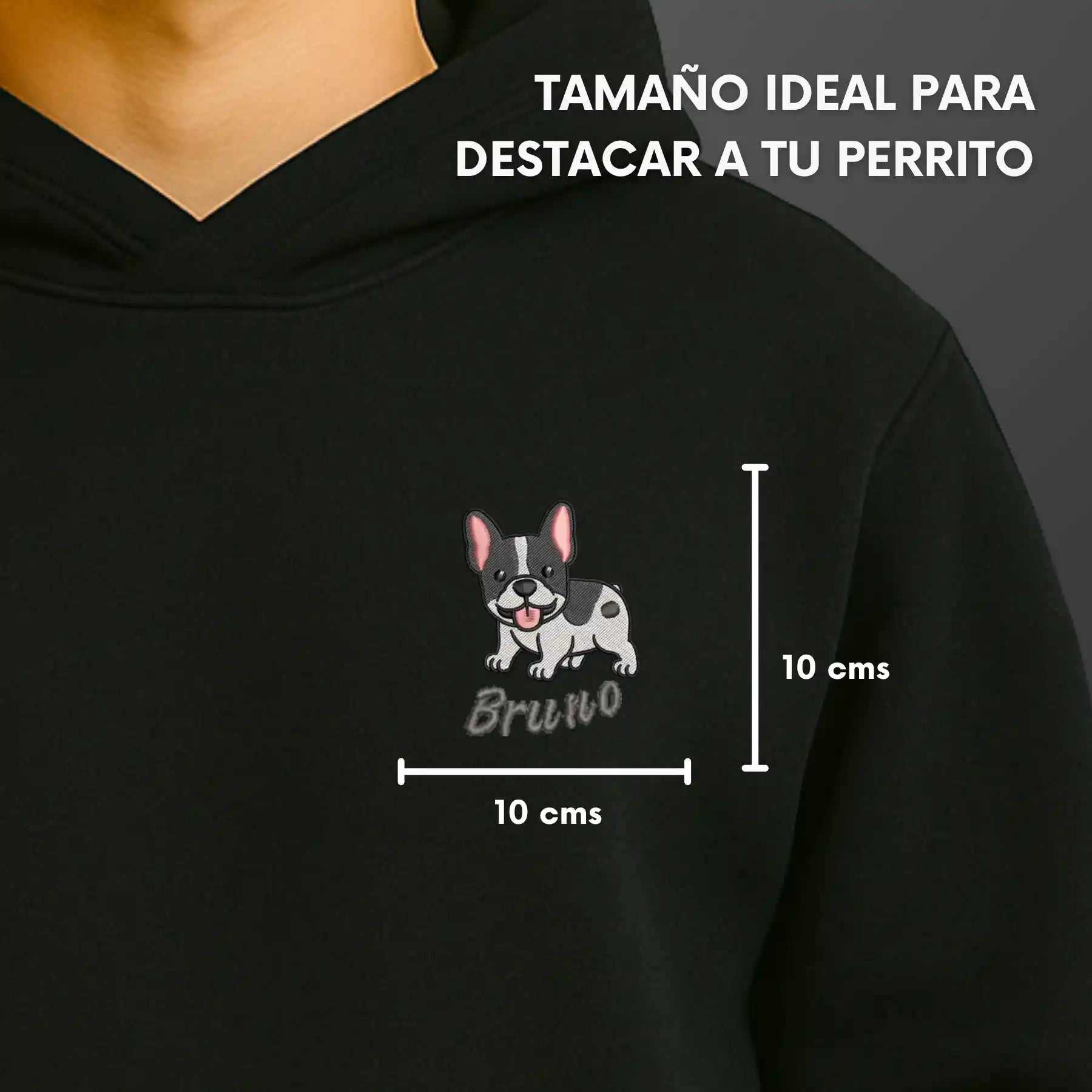 Mini Perritos - Con el nombre de tu mascota - Polerón Canguro