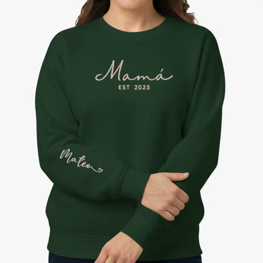 Mamá Desde - Personalizado con Año y Manga - Polerón Polo