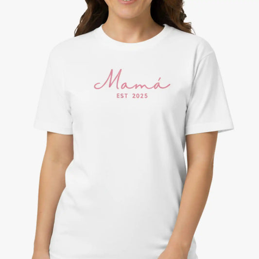 Mamá Desde - Personalizado con Año y Manga - Polera Manga Corta