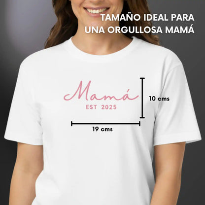 Mamá Desde - Personalizado con Año y Manga - Polera Manga Corta