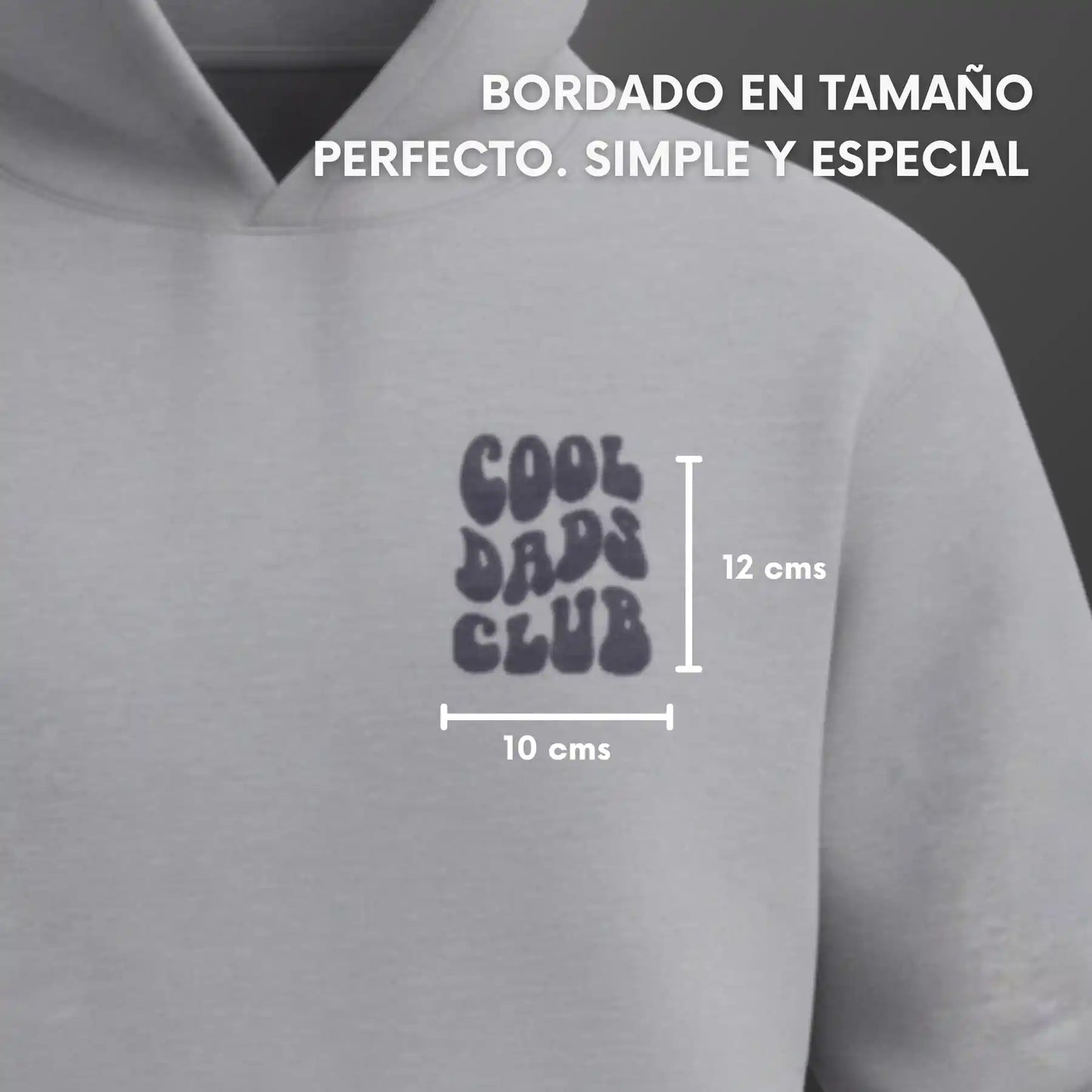 Cool Dads Club - Polerón Canguro Bordado
