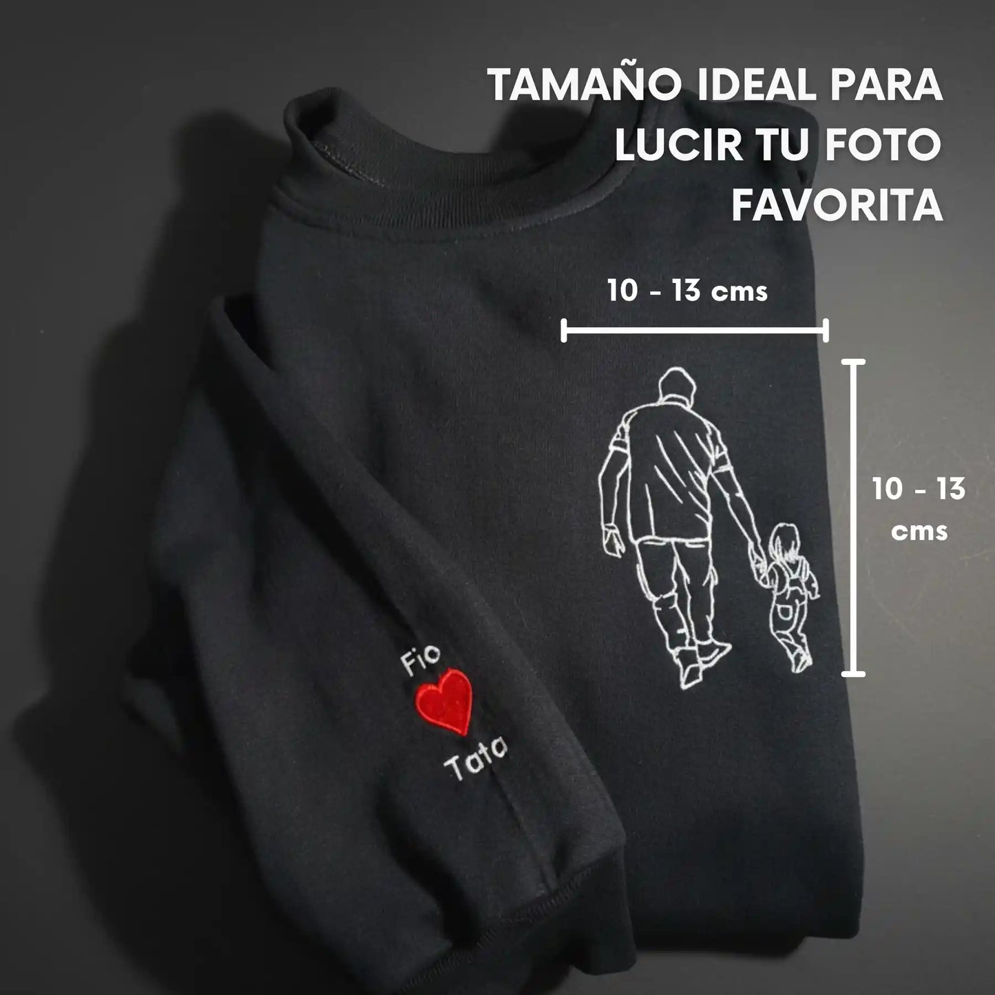 Tu Foto en Bordado Personalizado - Polerón Polo