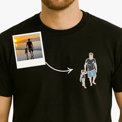 Tu Foto en Bordado Personalizado - Polera Manga Corta