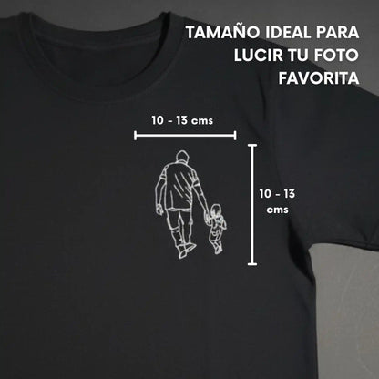 Tu Foto en Bordado Personalizado - Polera Manga Corta