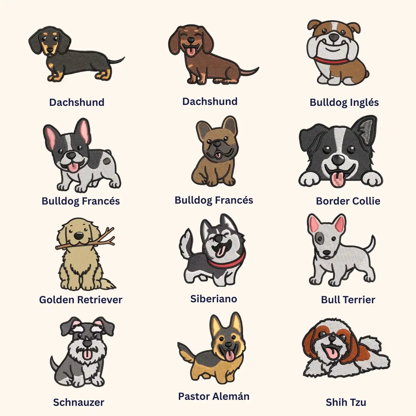 Mini Perritos - Con el nombre de tu mascota - Polerón Canguro