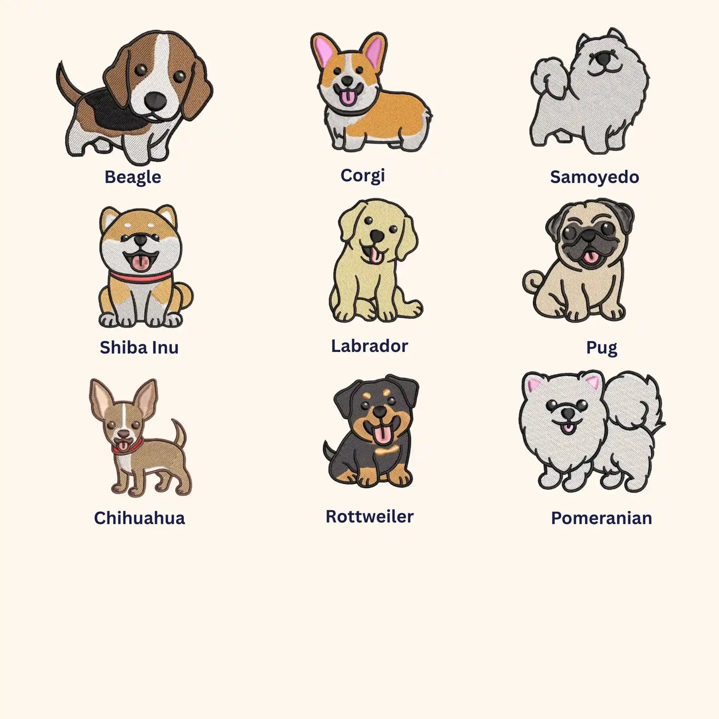 Mini Perritos - Con el nombre de tu mascota - Polerón Canguro