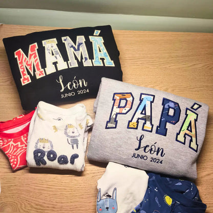 Pack 2 Polerones Personalizados con Ropita de Guagua