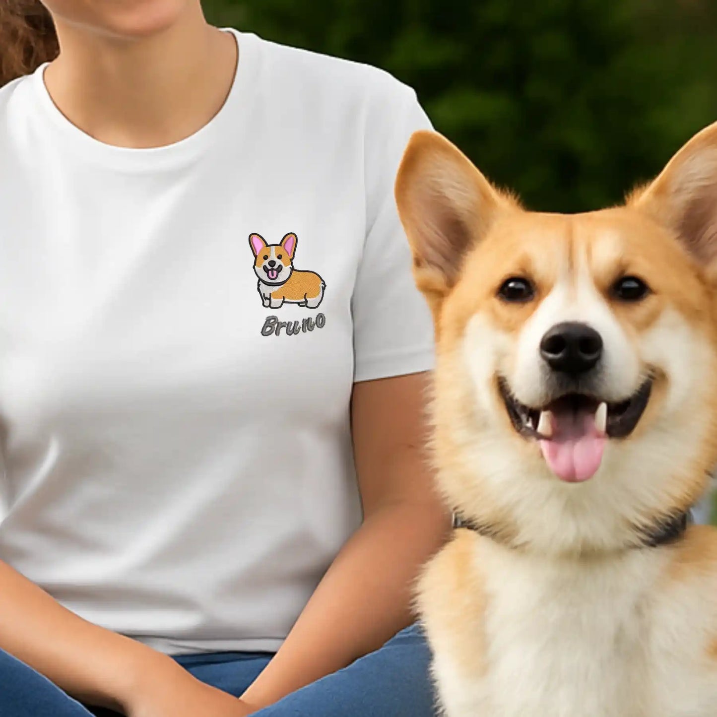 Mini Perritos - Con el nombre de tu mascota - Polera Manga Corta