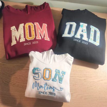 Pack Familiar Polerones Personalizados con Ropita de Guagua