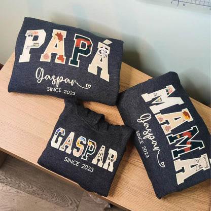 Pack Familiar Polerones Personalizados con Ropita de Guagua